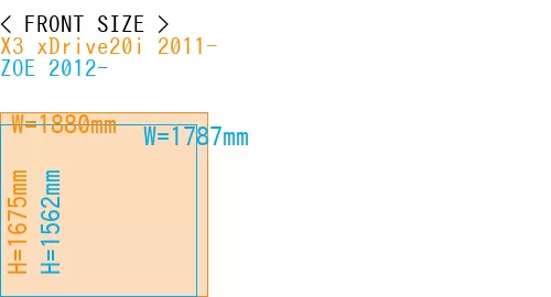 #X3 xDrive20i 2011- + ZOE 2012-